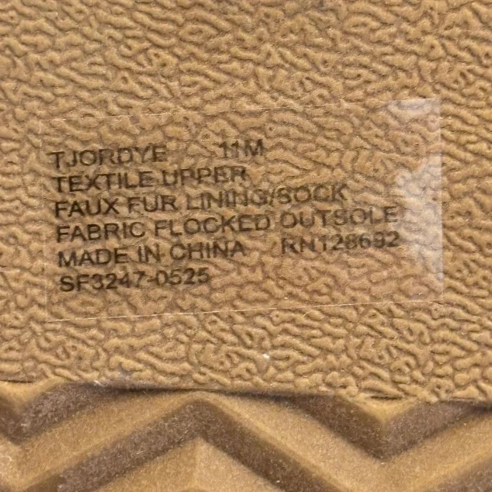 STEVE MADDEN TJordye Slipper Cognac Tan Kids Size 11 Suede Patches Clog Comfort